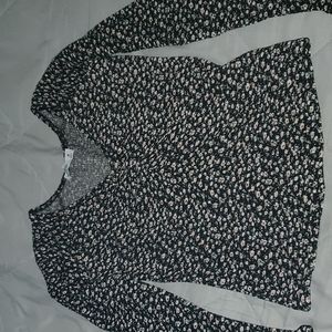 Floral long sleeve top